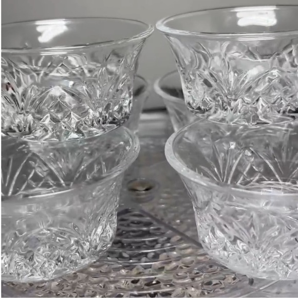 Godinger Freedom Lead Crystal Dessert Bowls – Set of 6 - Vintage - Picture 11 of 17
